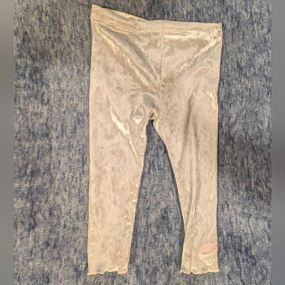 Nike 18M Shimmering Gray Kids Leggings